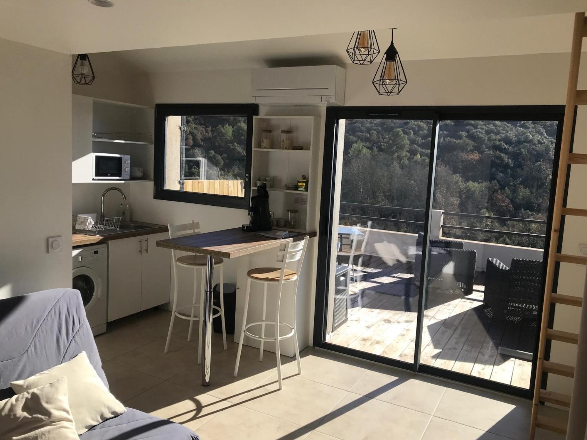 Studio Au Calme, Grande Terrasse Avec Vue Vallee Ginasservis Esterno foto